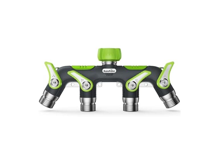 RAINPOINT 4 Way Garden Hose Splitter