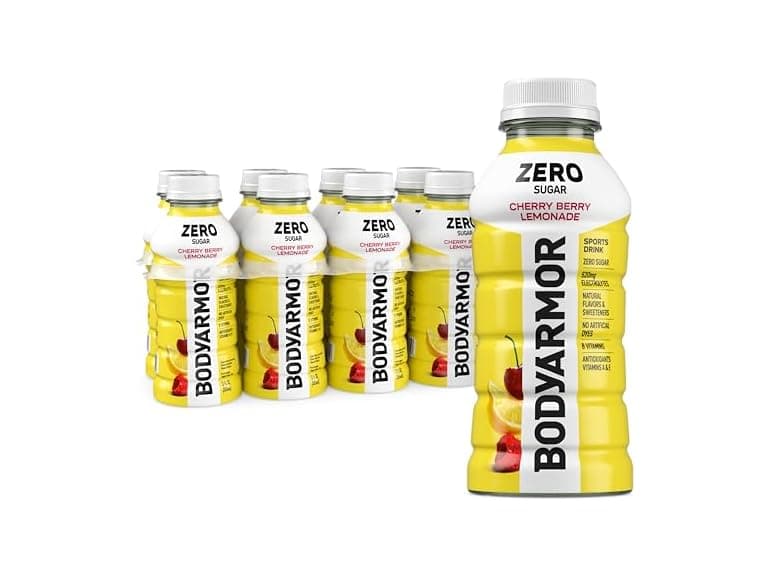 8PK BODYARMOR ZERO Sugar Cherry Berry Lemonade - Image 1