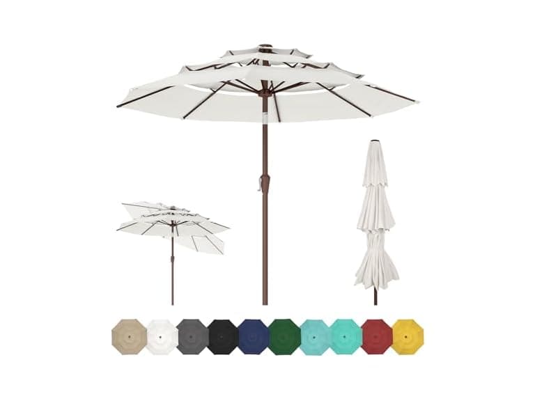 GREENVINES 3-Tier 9-FT-Patio-Umbrella - Image 1