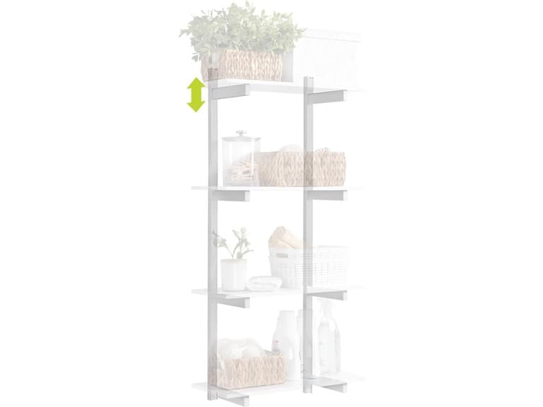 8 Set PS1004 Modern Adjustable Shelf Brackets