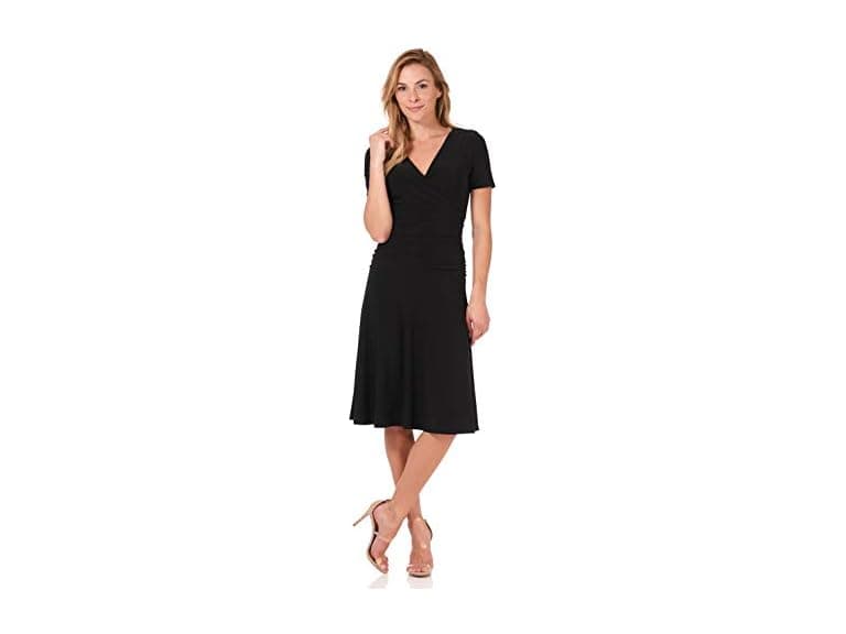 Rekucci Women (8 Petite) Fit-n-flare Tummy Dress - Image 1