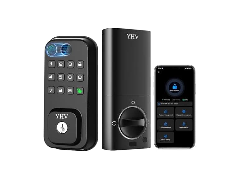 Smart Keyless Deadbolt Lock w/ WiFi - Image 1