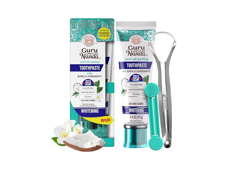 GuruNanda Hydroxyapatite Toothpaste Whitening - Image 1