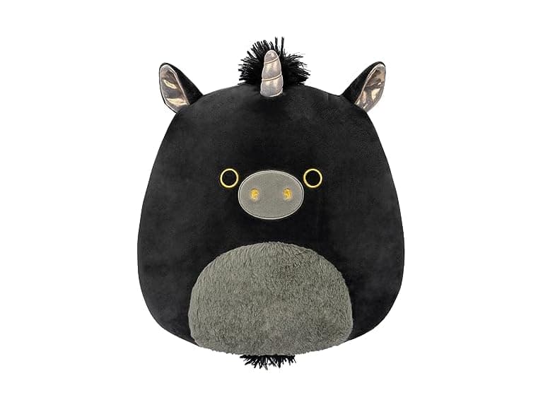 Squishmallows Original 12" Nicolita Black and Gold Unicorn - Image 1