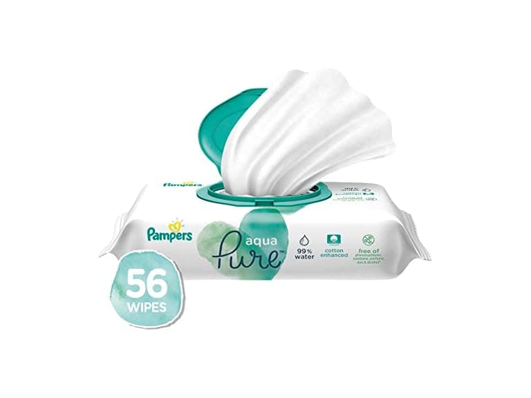 Pampers Aqua Pure Sensitive Baby Wipes - Image 1