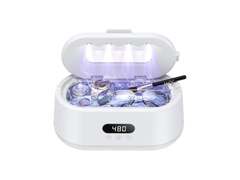 Ultrasonic Jewelry Cleaner White - Image 1