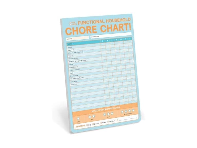 Knock Knock Chore Chart Big & Sticky Notepad - Image 1
