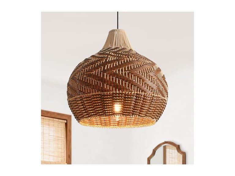 Parrot Uncle D3053 Medium 19" Handwoven Chandelier - Image 1