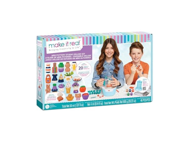 Make It Real: Mini Pottery Studio Deluxe Set - Image 1