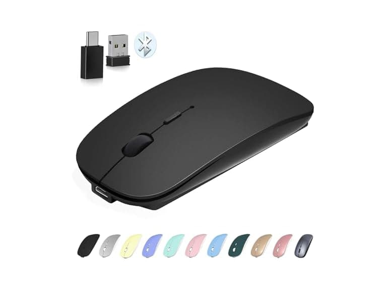 Aigeer Wireless Bluetooth Mouse USB C - Image 1