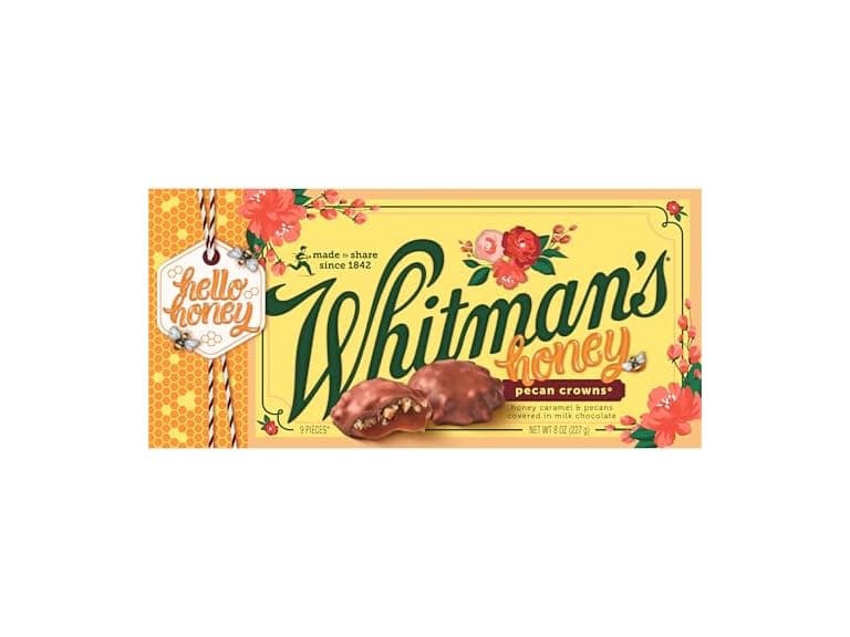 Whitmans Honey Pecan Crowns Gift Box 8oz - Image 1