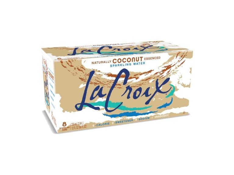 8PK LaCroix Sparkling Water, Coconut, 12 Fl oz - Image 1