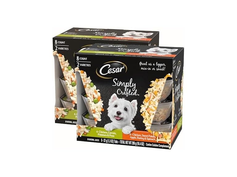 2PK Cesar Simply Crafted Wet Dog Food Topper - Image 1