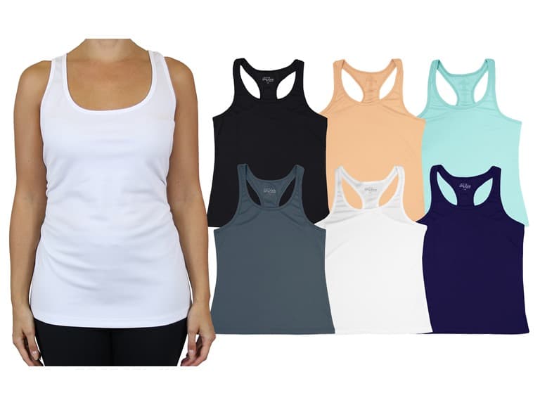 5Pk Womens Performance Racerback Tank - Image 1
