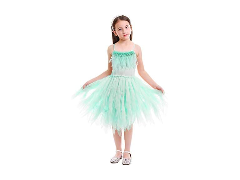 Obeeii (2-3T) Little Girl Swan Princess Dress - Image 1
