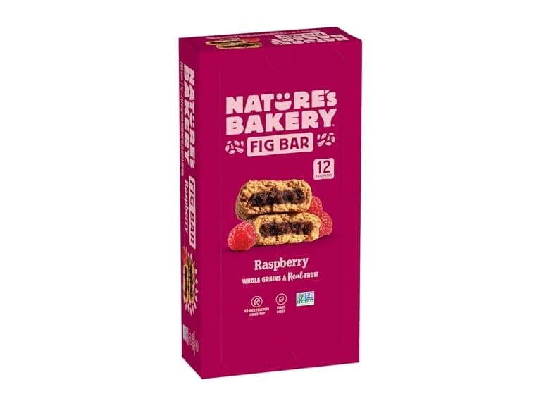 12PK Nature’s Bakery Whole Wheat Fig Bars, Raspberry - Image 1