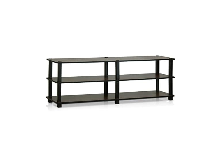 Furinno Furinno TURN-S-TUBE TV Stand, 3-Tier Ope - Image 1