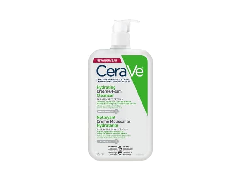 CeraVe Hydrating Cream-to-Foam Cleanser - Image 1