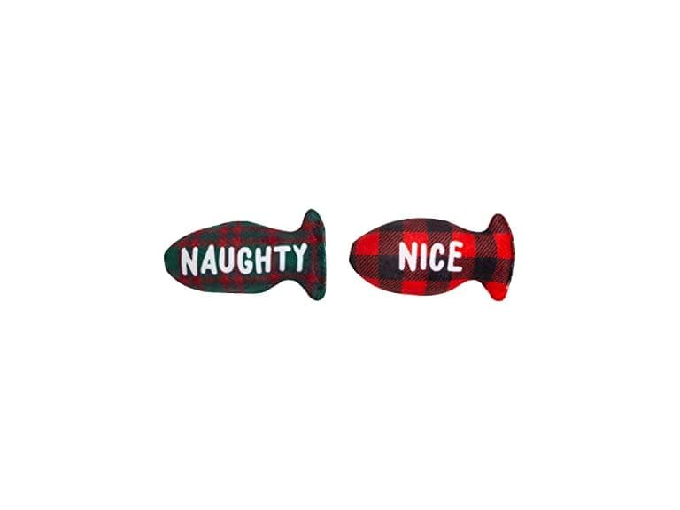 Set of 2 Pearhead Naughty Or Nice Christmas Toy - Image 1