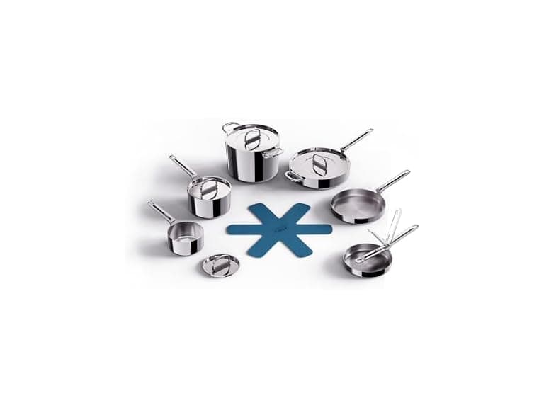 Joseph Space Steel 10-Piece Sauce Pan Set  (Open Box) - Image 1