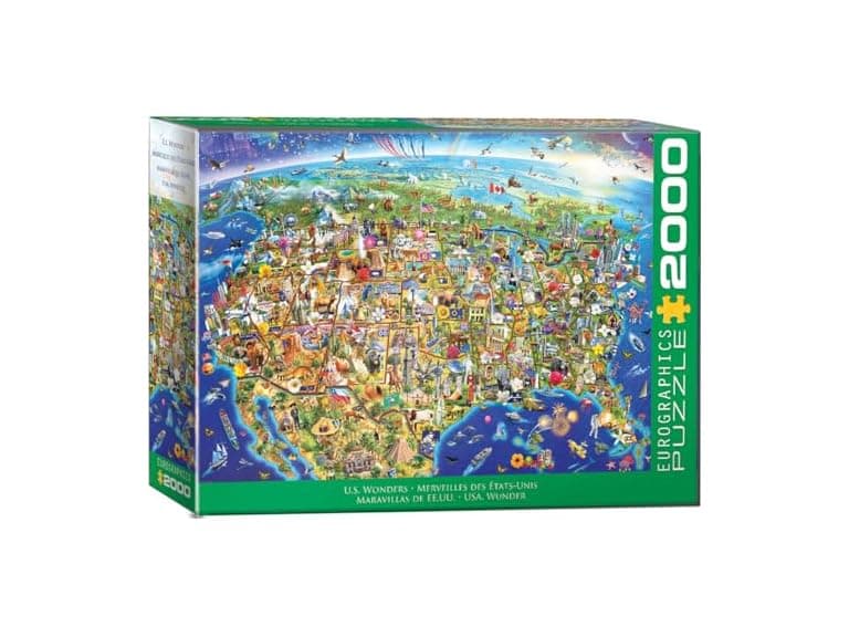 US Wonders, 2000 Piece Puzzle - Image 1