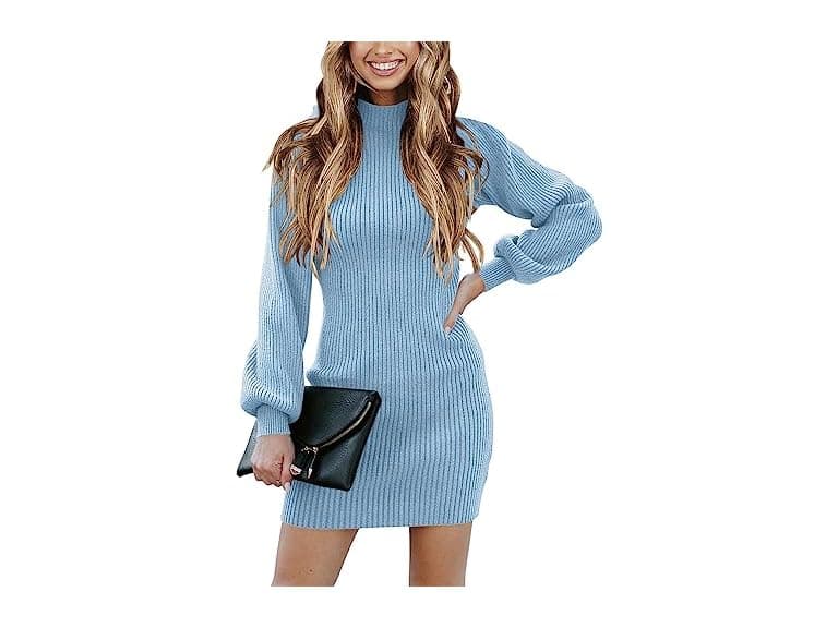 Anrabess Girls (S) Long Sleeve Turtle Neck Dress - Image 1