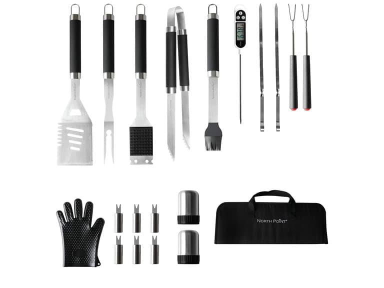 North Point 20 Piece BBQ Tool Set - Image 1