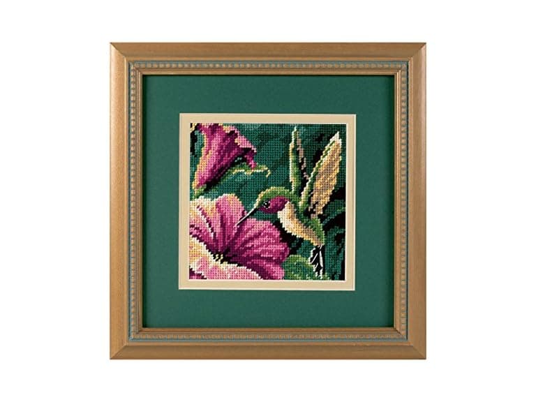 Dimensions Hummingbird Drama Mini Needlepoint - Image 1