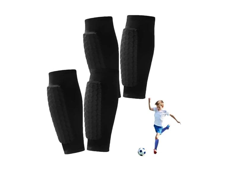 UNOSHOW Soccer Shin Guards w/ Sleeve - Image 1