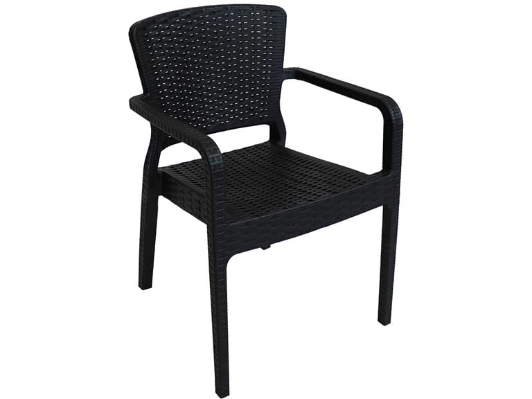 Sunnydaze Decor TLA-767 Segonia Arm Chair Black - Image 1