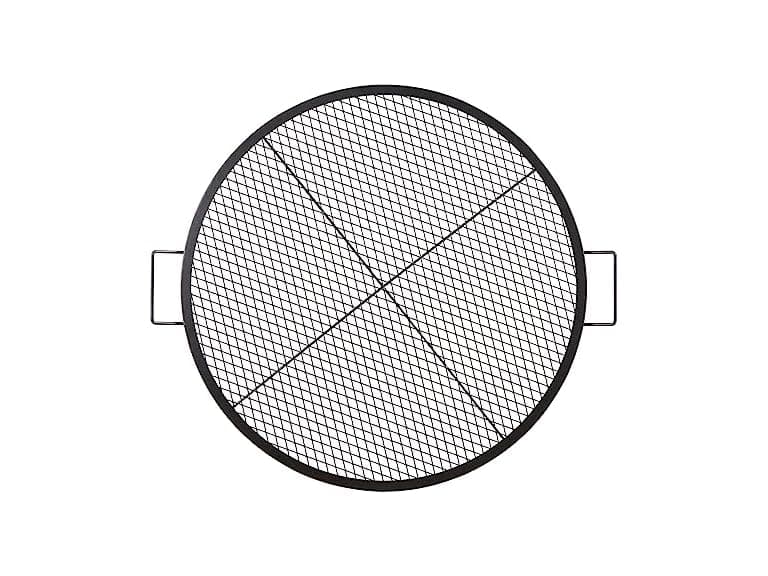 X-Marks Fire Pit Grill Grate, Round Cooking - Image 1