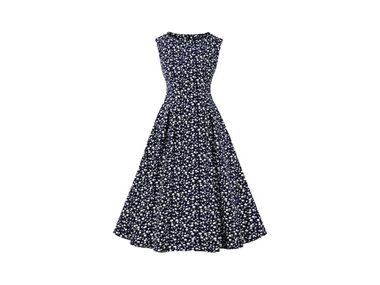 Wellwits Women (XL) Line Swing Midi Dress - Image 1