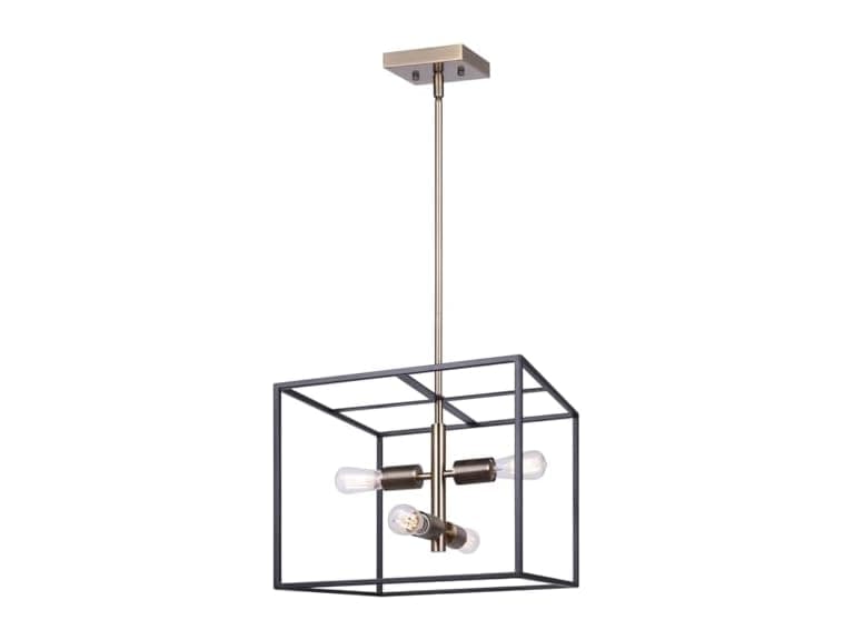 Canarm Bodie 4-Light Chandelier, Matte Black - Image 1