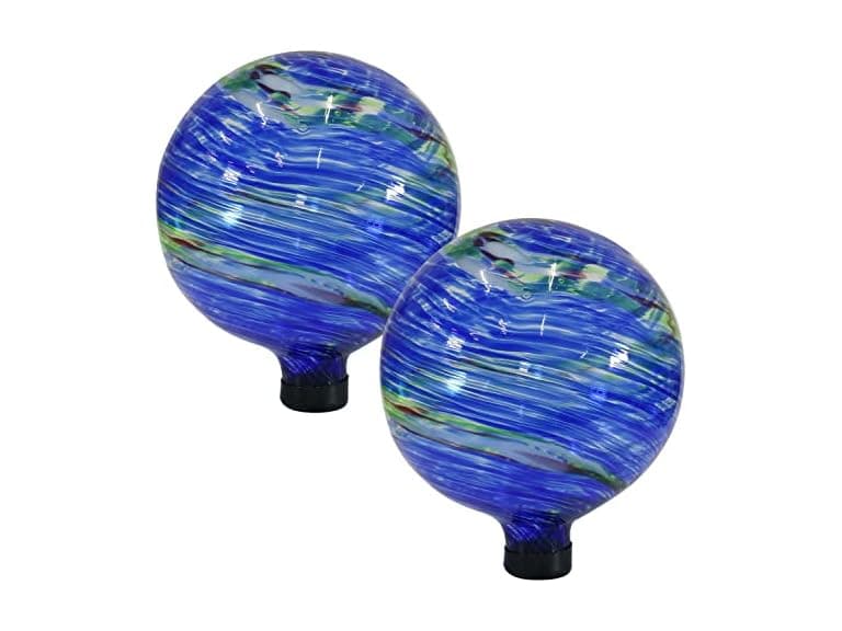Sunnydaze 10-Inch Gazing Ball Northern Lights - Image 1