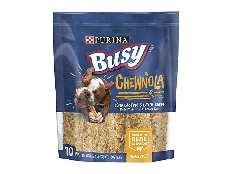 10CT Purina Busy Rawhide Small/Medium Breed Dog Bones - Image 1
