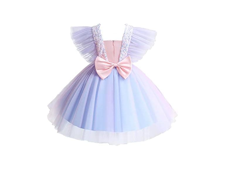 Ttyaovo (2-3T) Flower Girl Tulle Birthday Dress - Image 1
