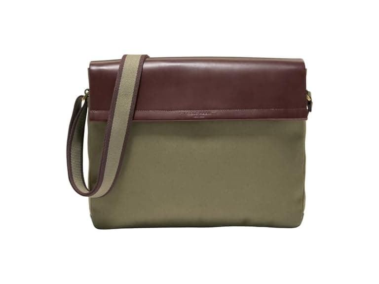 Cole Haan Men's Judson Brushed Twill Messenger - Image 1