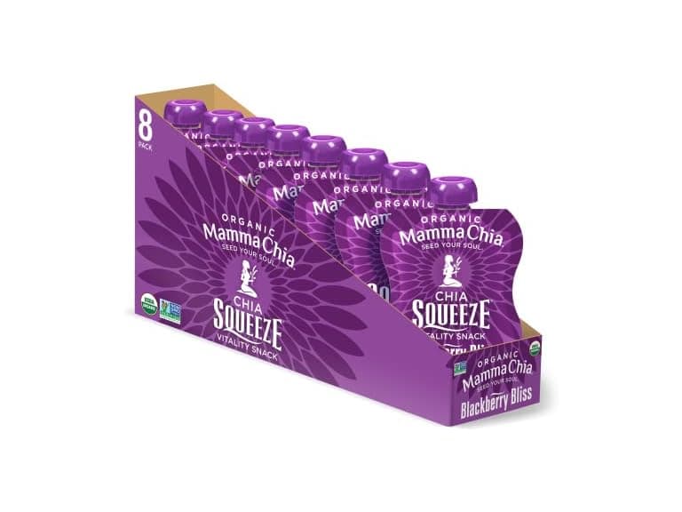8PK Mamma Chia Organic Vitality Squeeze Snack - Image 1