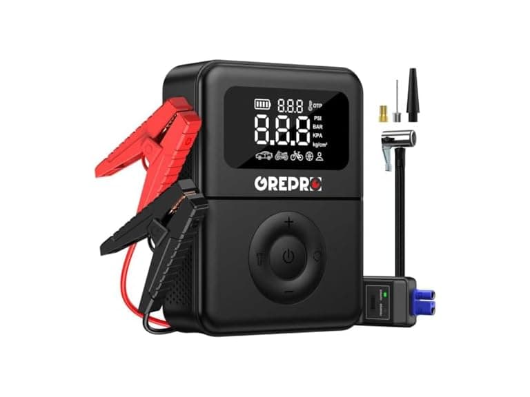 GREPRO Jump Starter with Air Compressor - Image 1