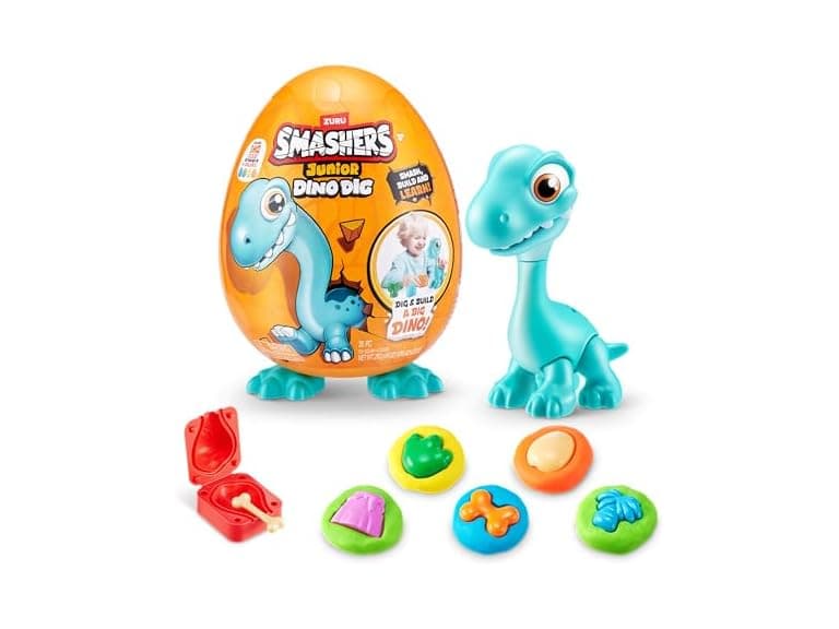 Smashers Junior Dino Dig Large Egg (Brontosaur) - Image 1