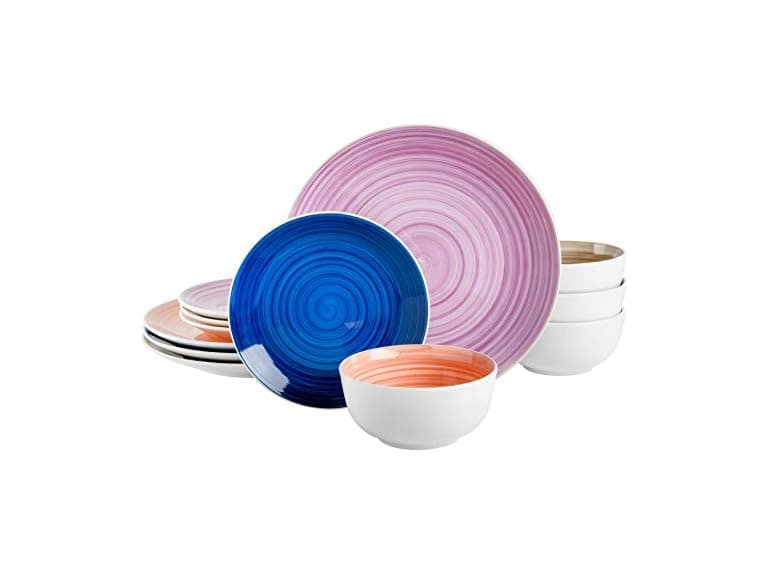 12Pc Or 24Pc Color Vibes Dinnerware Set - Image 1