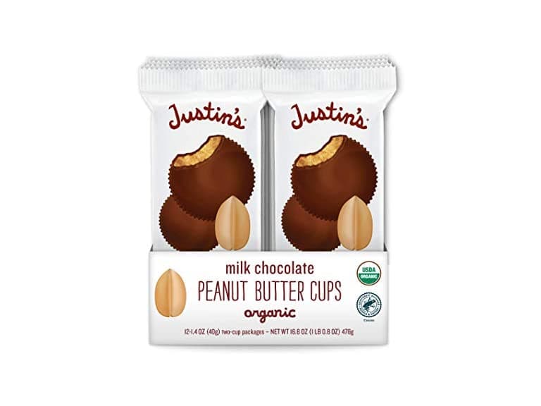 Justins Organic Milk Choc PB Cups 12pk - Image 1