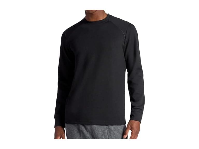 Gaiam Mens Cozy & Cool LS Crewneck Top - Image 1