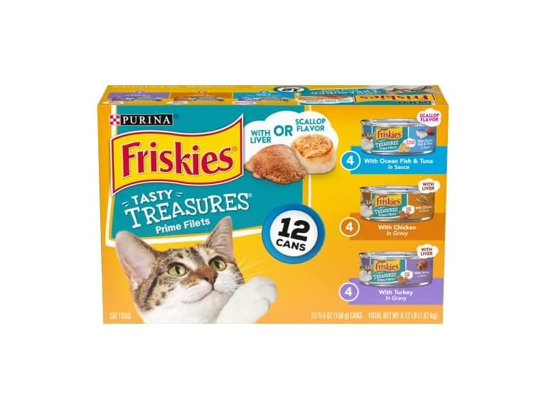 12PK Purina Friskies Wet Cat Food Variety Pack - Image 1