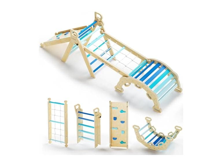 BlueWood  8-in-1 Pikler Triangle Set - Image 1