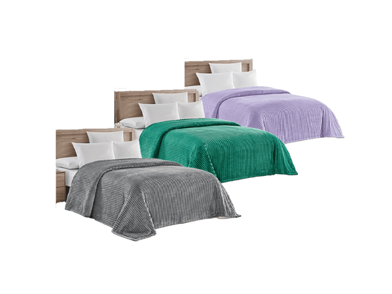 Noble House Striata Lined King Blanket - Image 1