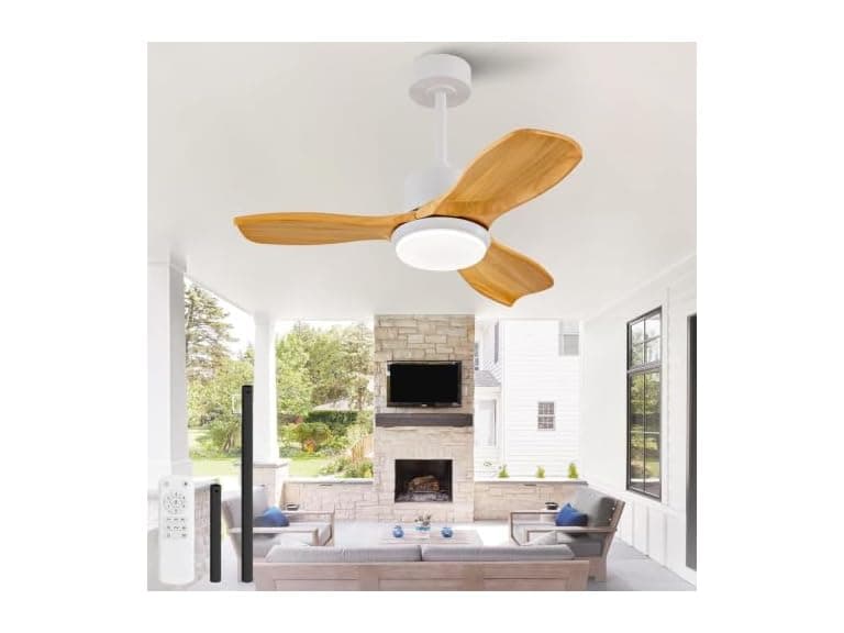 KBZZ 36" Ceiling Fan w/ Light & Remote
