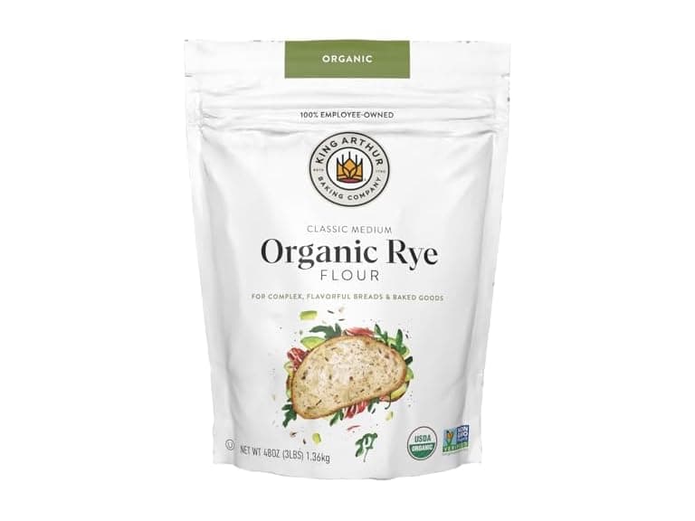 King Arthur Organic Medium Rye Flour - 3 lbs. - Image 1