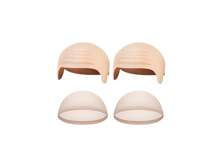 Hoedia Latex Bald Caps 2pk Wig Caps 11x7in - Image 1