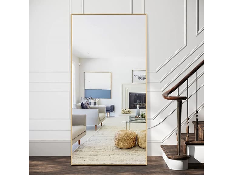 NeuType 47"x22" Gold Mirror No Stand - Image 1